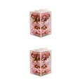 thumbnail image 4 of Transemion 12piece Christmas Balls Enought Quantity For Beautifully Decorated Festive Tree rose gold 2Set, 4 of 6