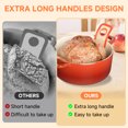 thumbnail image 4 of ZIVACATE Silicone Bread Sling 2 Pcs Silicone Sourdough Sling Dutch Oven Bread Mat Baking Sling Non-Stick & Easy Clean Reusable For Sourdough Bread, 4 of 7