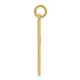 thumbnail image 2 of 14k Yellow Gold Cross Necklace Charm Pendant Religious Latin, 2 of 8