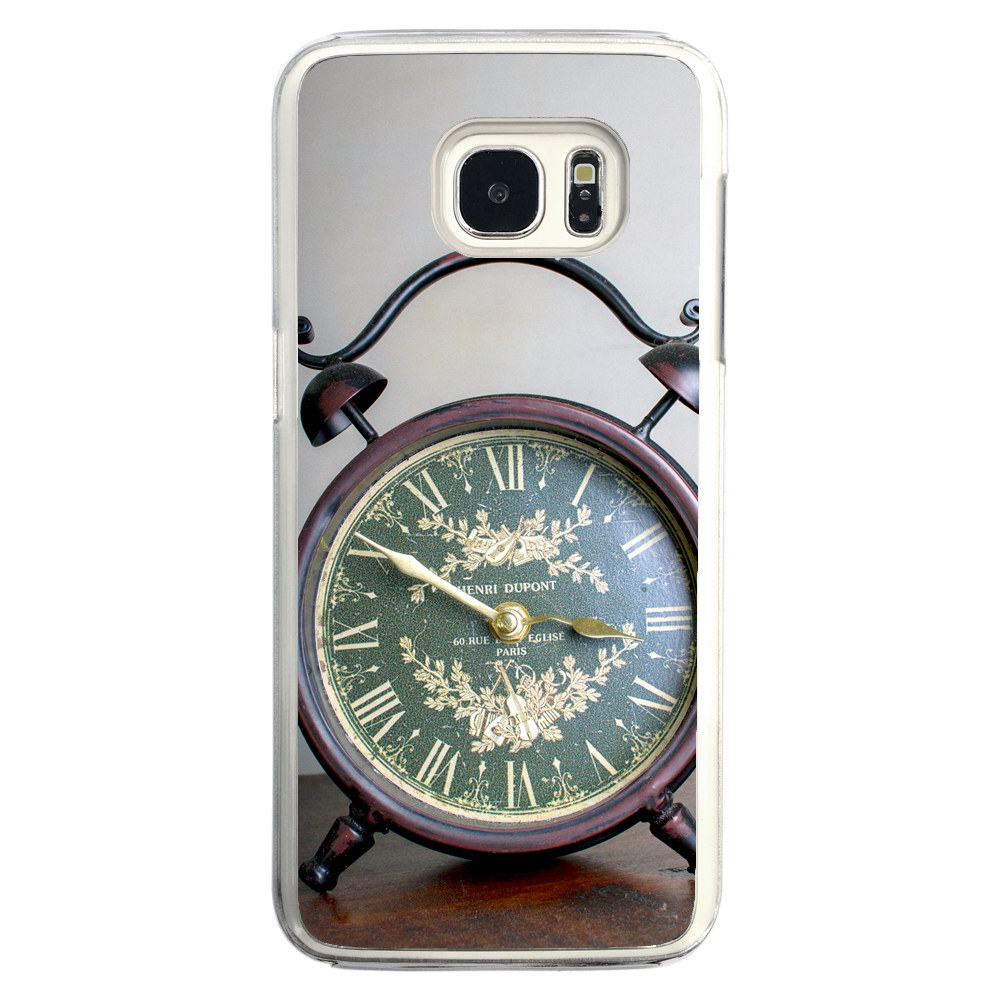 Vintage Antique Clock Alarm Clock Samsung Galaxy S7 Phone Case