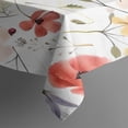 thumbnail image 3 of Pioneer Flower Floral Print Pattern Rectangle Tablecloth 60"x84",Waterproof Polyester Rectangle Table Cloth, Wipeable Spillproof Polyester Tablecloth for Dining, Camping, Indoor and Outdoor, 3 of 5