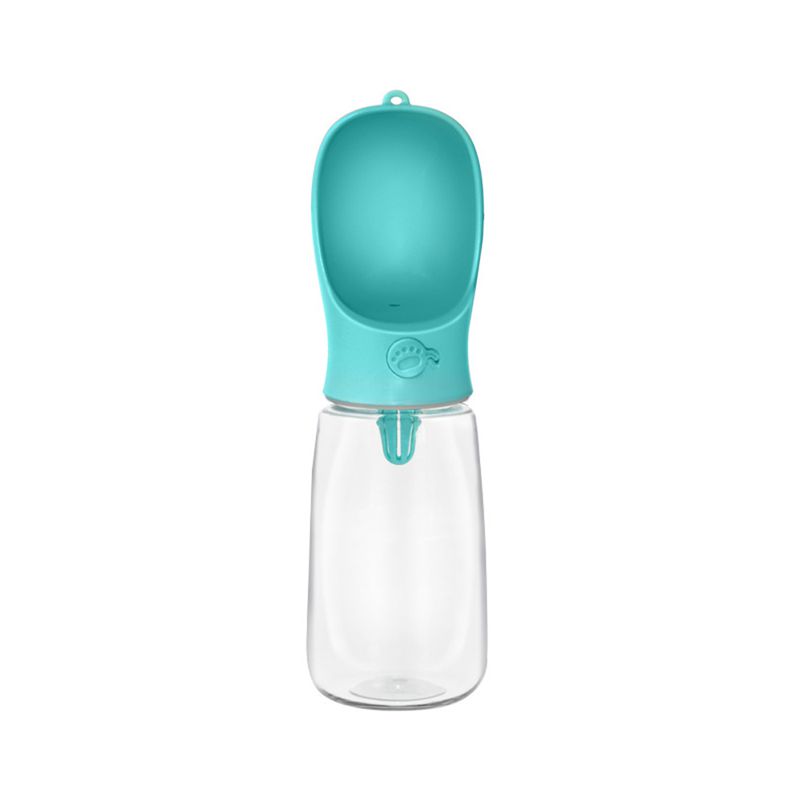 SJENERT Portable Dog Water Bottle for Walking, 550mL/350mL Big Trough