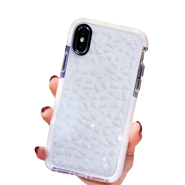 Smartphone Soft Cover Protector Mobile Phone TPU Protective anti-drop phone case phone Case Replacement for iPhone 6/6S Plus, White