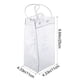 thumbnail image 3 of Bolsa isotérmica para vino con asa | Bolsa térmica plegable portátil con forma de cubo de hielo | Soporte de plástico transparente para bebidas, ideal para fiestas al aire libre, acampadas y viajes, 3 of 8