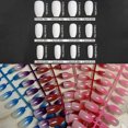 thumbnail image 3 of Coffin Fake Nail Gradient Not Susceptible to Allergies Waterproof Shiny Pattern Nail Enhancement Tablets Charming Manicure Tips Gradient Purple, 3 of 7