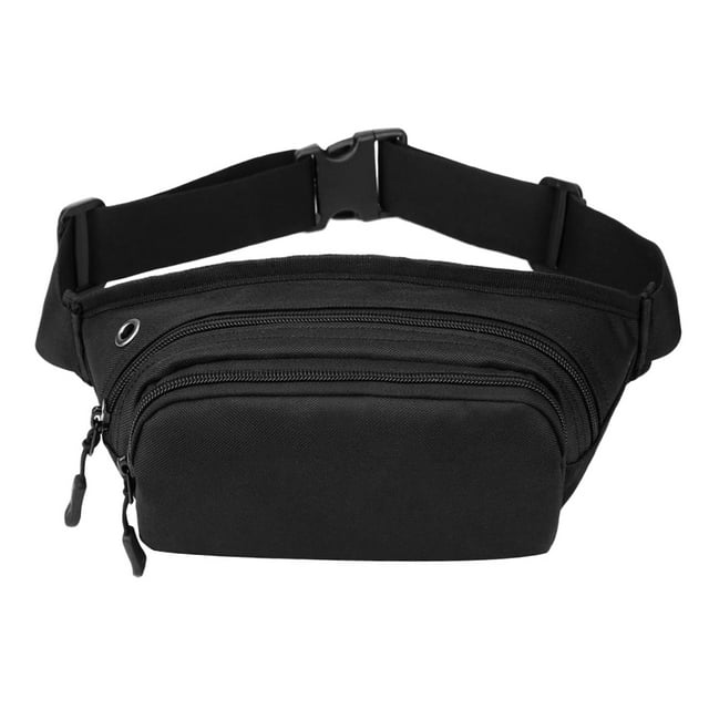 Bolsa de riñonera para general para acampar, ir de excursión al Negro