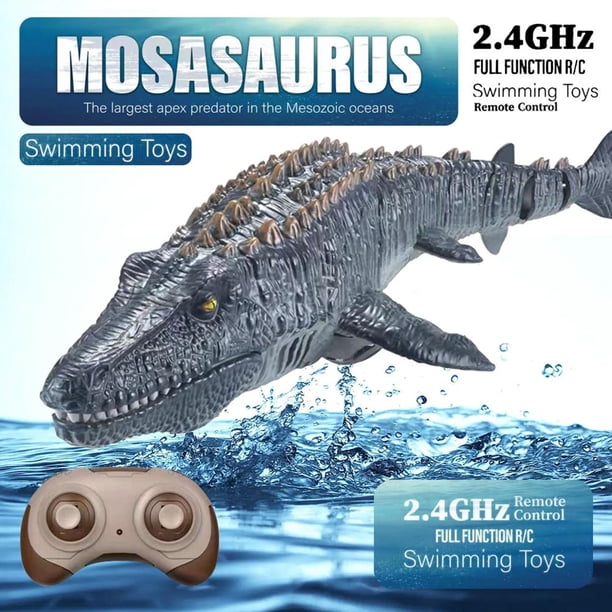 Juguete Impermeable Dinosaurio Acuático RC Mosasaurus | Juguete Piscina Control Remoto | Con Luz Y Vapor De Agua Mosasaurio RC Para Piscina Juguete Impermeable Dinosaurio Acuático RC Mosasaurus | Juguete Piscina Control Remoto | Con Luz Y Vapor De Agua Mosasaurio RC Para Piscina
