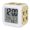 Yellow, White, Blue, variant on Bees Flowers Digital Alarm Clock for Bedrooms,Smart LED Alarm Clock with 7 Color Changing Night Light,Retro Spring Botanical Floral Yellow Stripes Silent Wake Up Clocks for Sleep Study 3.2"x3.2"