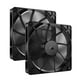thumbnail image 1 of Ventilador Corsair RS140, 140 mm, PWM, con cadena tipo margarita, bajo nivel de ruido, negro, 1 of 6