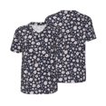 thumbnail image 6 of Rocae Daisies Flowers for Breathable Men's Baseball T-Shirt Fashionable Casual Baseball Jersey, Moisture-wicking Sportswear XX-Large, 6 of 9