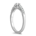 thumbnail image 2 of SZUL Women's 3/8 Carat TW Two Stone Diamond Ring in 10K White Gold  (J-K-L Color, I2-I3 Clarity), 2 of 3