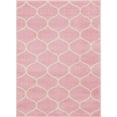 thumbnail image 3 of Unique Loom Trellis Frieze Collection Area Rug - Rounded (8' x 11' Rectangle Light Pink/Ivory), 3 of 7