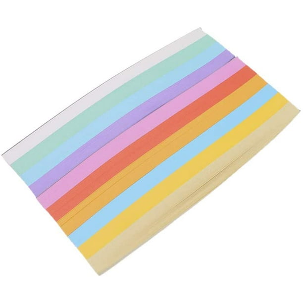 1080 Sheets Origami Stars Paper, Double Sided Colors Decoration Paper Strips  for Paper Arts Crafts 