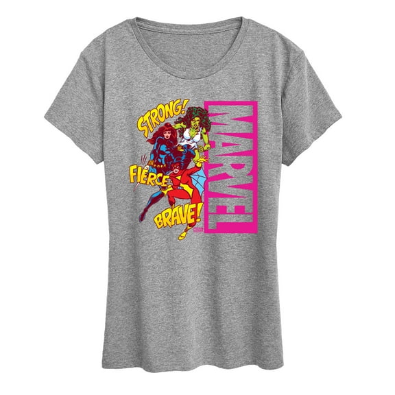 Marvel - Super Hero Women Sound Effects - Women's Short Sleeve Graphic T-Shirt