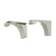 thumbnail image 4 of Alno A6850-BRZ Luna 1" Wide Glass Shelf Mounting Brackets - Bronze, 4 of 6