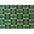 thumbnail image 1 of Ahgly Company Indoor Rectangle Oriental Turquoise Blue Modern Area Rugs, 6' x 9', 1 of 4