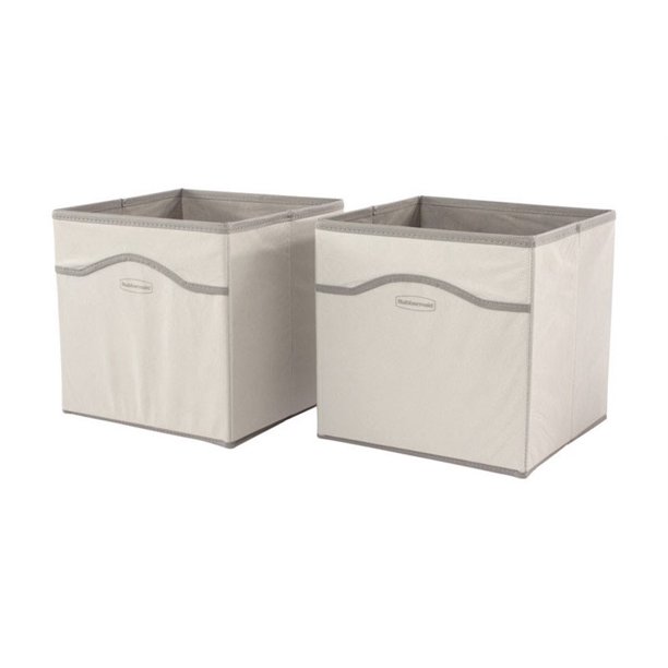 Rubbermaid Shelves Light Gray 2 / Pack Cube 1.375" X 11" X 12.875