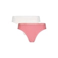 thumbnail image 2 of Jessica Simpson Women's Shadow Stripe Thong, 2-Pack, Size S-XXXL, 2 of 12