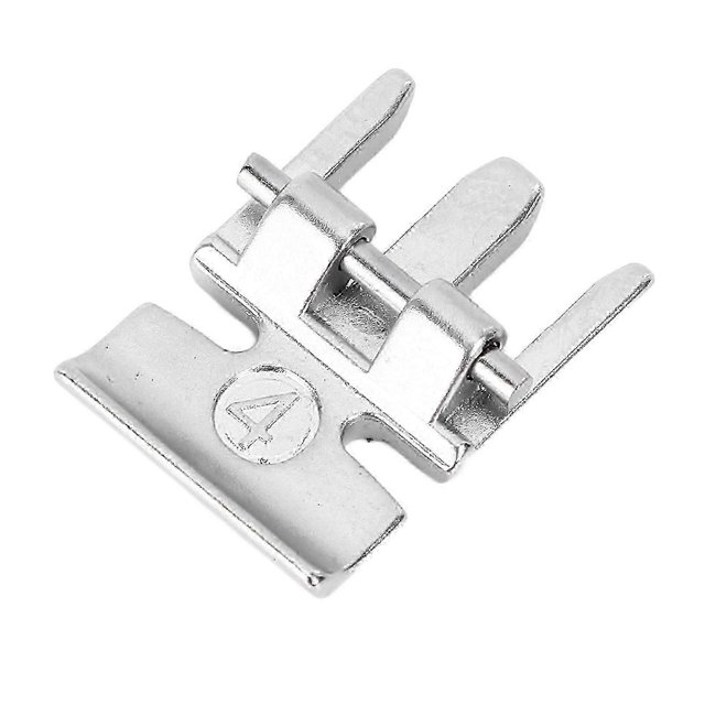 Stainless Steel Snap-On Zipper Foot for PFAFF Sewing Machine IDT Straight Zip Placement Durable Construction