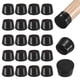 thumbnail image 1 of Uxcell 32-Pack Protectores de Piso para Patas de Silla, Copas de Silicona de 1.18-1.41 Pulgadas, Almohadillas de Muebles de Fieltro, Fundas para Patas de Silla [Negro], 1 of 1