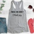 thumbnail image 2 of Need An Ark I Noah A Guy Tank Top, Ladies Racerback Tank Top, Religious Tank, Jesus Tank, Christian Tank, Heather Gray, Medium, 2 of 3