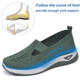 thumbnail image 5 of Shoes Women's Woven Orthopedic Soft Sole Breathable Walking Shoes Slip On Sneakers Clogs Diabetic Sandals Hands Free, Walking Shoes Women, 5 of 5