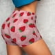 thumbnail image 4 of Fotbe Strawberry Shorts Sin Costuras – Shorts Deportivos de Cintura Alta para Mujer, Elásticos para Gimnasio, Yoga, Running o Ciclismo-Medium, 4 of 8
