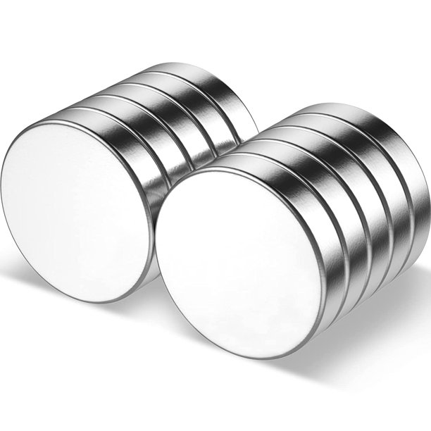 Disc Neodymium Heavy Duty, 10 Pcs Flat Round Small Strong