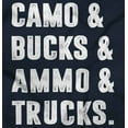 thumbnail image 2 of Camo Bucks Trucks Cute Hunter Son Zip Hoodie Sweatshirt Men Brisco Brands M, 2 of 6