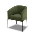 thumbnail image 3 of Better Homes & Gardens Wyatt Velvet Dining Chairs, Olive, 2 Pack, 3 of 13