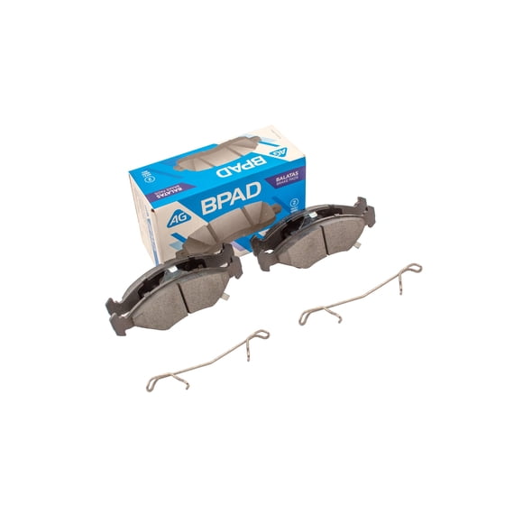 Balatas AG para Auto Delanteras para Ford Fiesta (Larga) 2001 a 2011 2 Piezas Nuevas