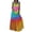 Yellow, variant on IROINNID Women's Sleeveless Sundress Round Neckline Regular Dress Prints Dress