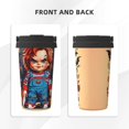 thumbnail image 3 of Saiise Chucky Print Travel Coffee Mug 16oz,Insulated Coffee Mug to Go,Reusable Coffee Travel Mug with Seal Lid,Vacuum Stainless Steel Coffee Cups for Hot/Ice Coffee Tea, 3 of 8
