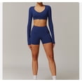 thumbnail image 3 of Conjuntos de entrenamiento for mujer, 2 piezas, sujetador deportivo, camiseta sin mangas, polainas de cintura alta, gimnasio, Yoga, ropa activa, Top de entrenamiento for mujer, 3 of 7