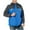 Blue, variant on ohmzyzo Mens Rain Jackets Waterproof Full Zip Hiking Windbreakers Coats Lightweight Loose Fit Outerwear Winter Thermal Tops with Hood 5XL