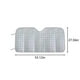 thumbnail image 3 of Front Windshield Sun Shade - Accordion Folding Double-sided Auto Sunshade For Medium And Small Car 55 X 27 Inch (Gray), 3 of 8