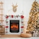 thumbnail image 4 of Rapeiae Simulation Flowers Rattan Wall Hanging Home Decoration Holly Leaves Red Berries Christmas Mood Decoration Simulation Christmas Rattan, 4 of 6