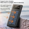 thumbnail image 2 of Solar Power Bank ,DFITO 20000mAh USB Portable Waterproof Charger with Dual 5V USB Ports, 2 LED Light Flashlight and Compass Battery Pack for Cell Phone, 2 of 10