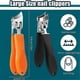 thumbnail image 2 of Gentleman's Wide Jaw Nail Trimmer with Splash-Free Design and Angled Tip, 2 of 5