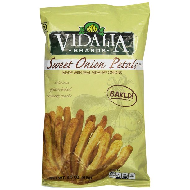 Sweet Onion Petals Vidalia Brands 3.5 oz Bag (Pack of 3)