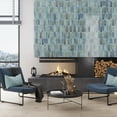 thumbnail image 3 of Antiek 2.58 in. x 7.9 in. Glossy Blue Ceramic Subway Wall and Floor Tile (5.38 sq. ft./case) (38-pack), 3 of 5