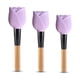 thumbnail image 1 of 3 piezas de Funda de silicona portátil para brochas de maquillaje Yinane Organizador lavable a prueba de polvo, 1 of 8