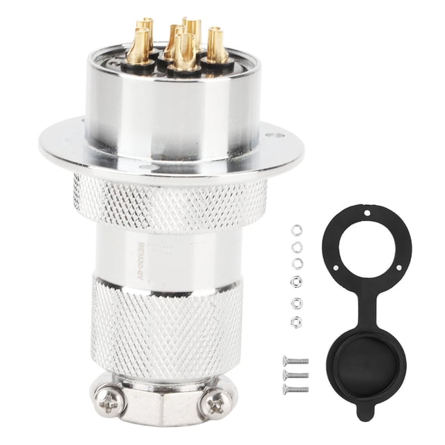Oubit Aviation Prise de Courant Ensemble, Prise de Courant d'Aviation Compact Portable Prise de Courant d'Aviation Connecteur de Prise de Courant d'Aviation Atteindre Plus