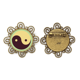 thumbnail image 1 of Taichi China ocho diagrama Broche de flores, regalo de joyería para mujeres y niñas Unbranded M, 1 of 3
