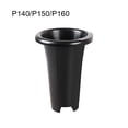 thumbnail image 4 of Cateissary Potes altos durables del pote de la planta del tamaño compacto del ABS con los PP plásticos más gruesos hechos de Premium más Jardín y Patio Negro 138*195*72mm, 4 of 6