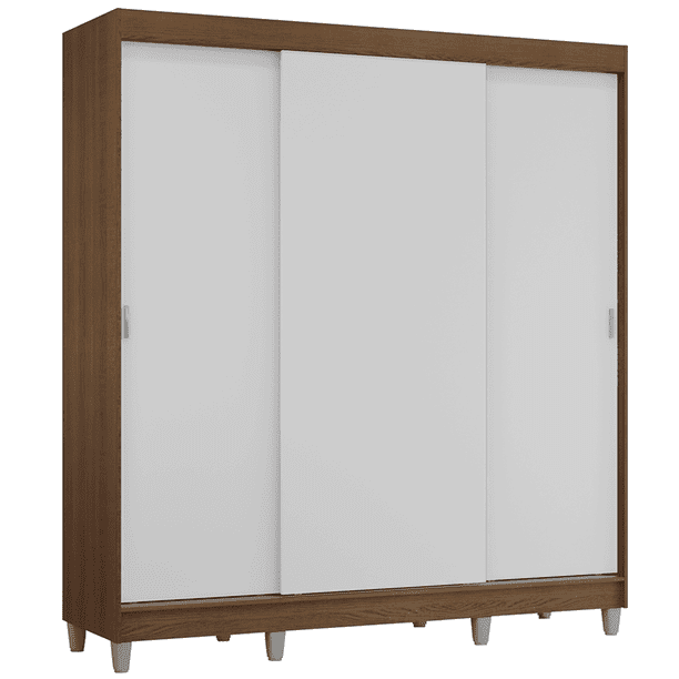 Ropero Closet Madesa Reno 3 Puertas Con Pies MB 03