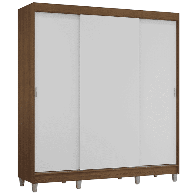 Ropero Closet Madesa Reno 3 Puertas Con Pies MB 03