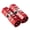 Red, variant on SPRING PARK 2 PCS Colorful Hexagonal Alloy Bike Stunt Foot Pegs for Bike Bicycle Fixed Axle