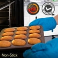 thumbnail image 6 of NutriChef 20-Pc. Nonstick Kitchen PTFE/PFOA/PFOS-Free Heat Resistant Silicone Handles Cookware Bakeware Set w/Saucepan, Brown-NCCW20SBR, Brown, 6 of 9