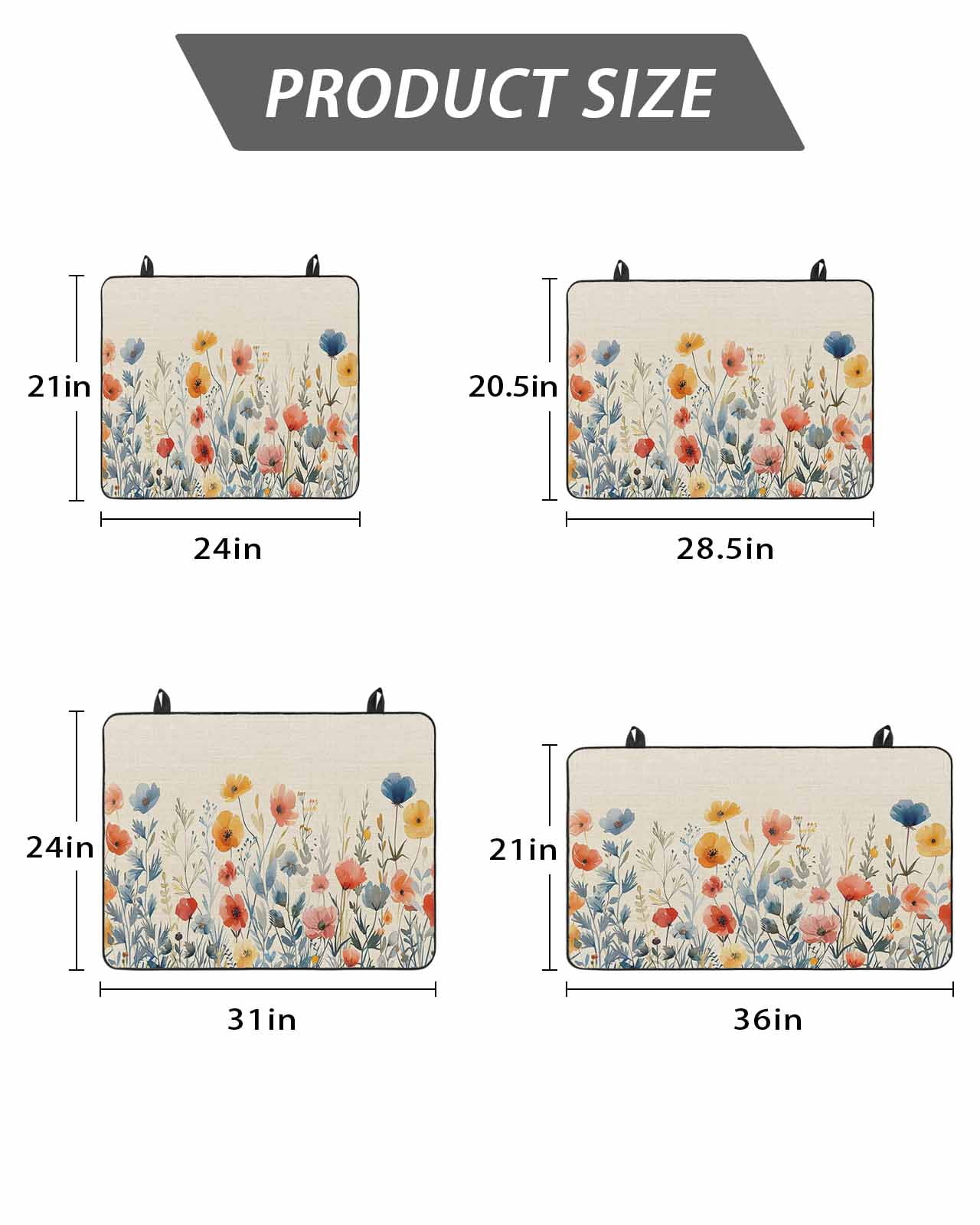 Stove Top Covers for Electric Stove, Spring Floral Glass Stovetop Cover Protector, Watercolor Elegant Summer Botanical Rustic Induction Cooktop Protector Oven Mat for Kitchen Countertop 31"x24"